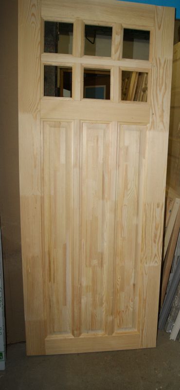 Дверь филенчатая со стеклом