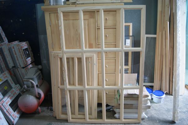 Деревянное окно в беседку 150х100