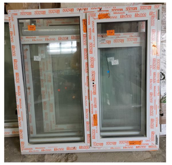 Окно ПВХ 120х100 поворотно-откидное 